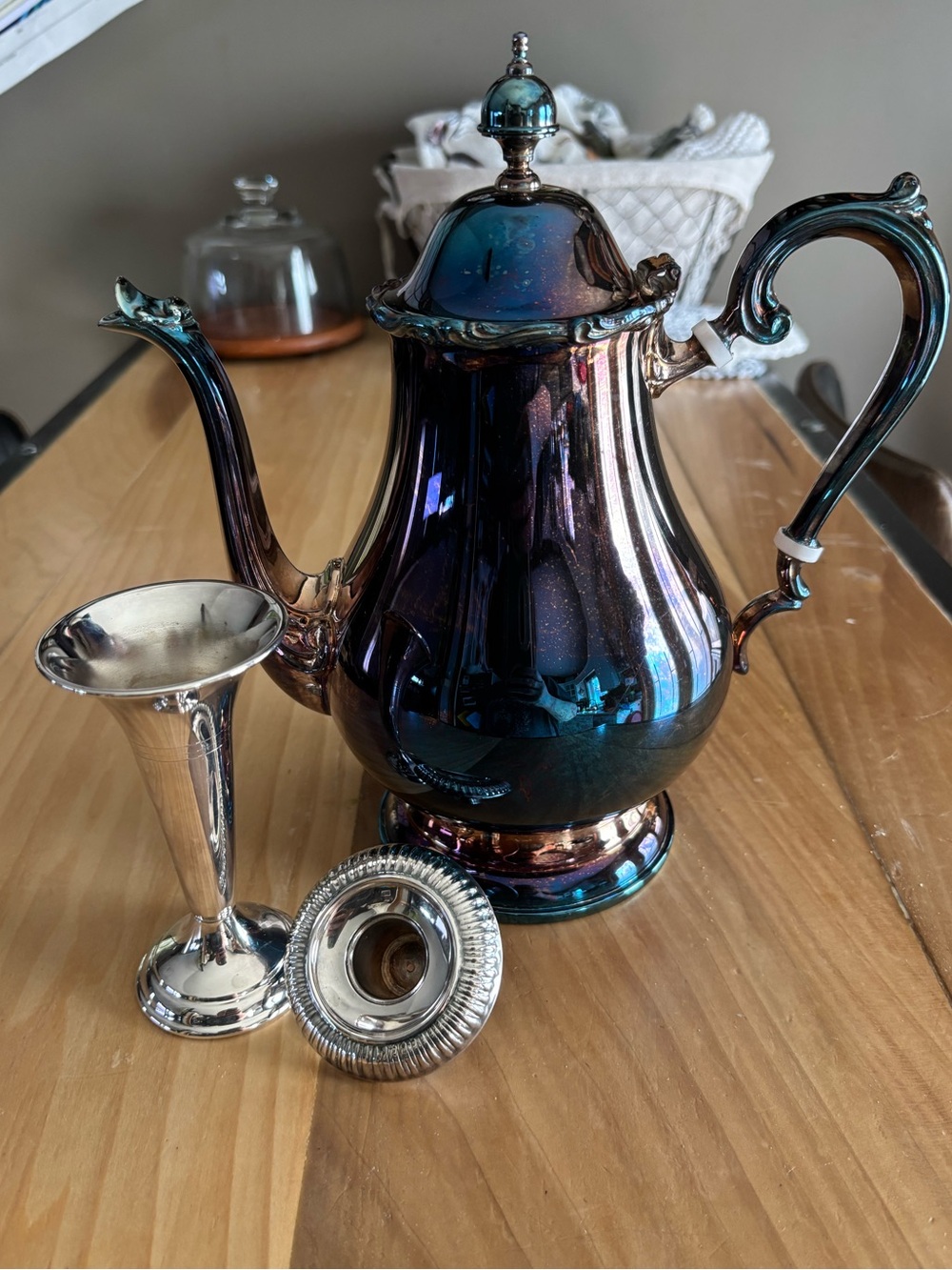 Tea Pot & Candle holder
